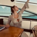 Daniella Rahme Instagram - Anchored in paradise 🏝️⚓️ #DaniellaRahme #دانييلا_رحمة Greek Islands