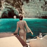Daniella Rahme Instagram - Anchored in paradise 🏝️⚓️ #DaniellaRahme #دانييلا_رحمة Greek Islands
