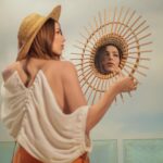 Daniella Rahme Instagram - Reflections ✨🧡 #DaniellaRahme #دانييلا_رحمة