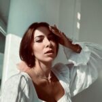 Daniella Rahme Instagram - Beirut Je T’aime 🤍🌸 #DaniellaRahme #دانييلا_رحمة Beirut, Lebanon