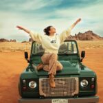 Daniella Rahme Instagram - Uncovering the hidden treasures of #AlUla 🏜️🔭 #DaniellaRahme #دانييلا_رحمة AlUla, Saudi Arabia