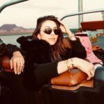 Daniella Rahme Instagram - Touchdown in #AlUla🇸🇦 Unveiling a new chapter of adventure and wonder🌄 #StayTuned✨ #DaniellaRahme #دانييلا_رحمة AlUla, Saudi Arabia