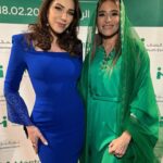 Daniella Rahme Instagram - Attending Mentor Arabia & Tamkeen Al Shabab’s fundraising dinner in Riyadh. 🇸🇦 I am proud to be a member in such an esteemed organization, where Arab children and youth are empowered to lead healthy lives and make sound decisions. 💙 @mentorarabia Riyadh, Saudi Arabia