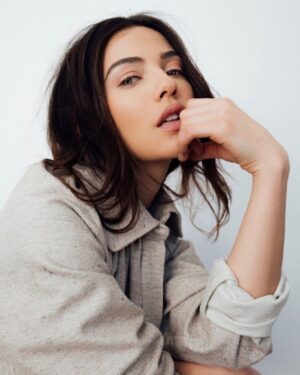 Danielle Campbell Instagram - Contemplating giving this coat back... I decided against it.