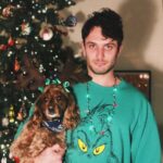Danielle Campbell Instagram - Max and Mr. Grinch made a holiday card. Now your hearts can grow 3 sizes.