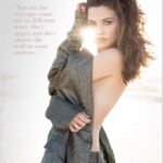 Danielle Campbell Instagram – The new trend is wearing your favorite jacket backwards with the sun perfectly placed in the palm of your hand.  Photographer: @tizianolugli Styling by: @keneeanddshaunte
Make Up: @dillonpena
Hair: @hairbybradleyleake