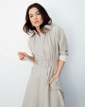 Danielle Campbell Instagram - Contemplating giving this coat back... I decided against it.