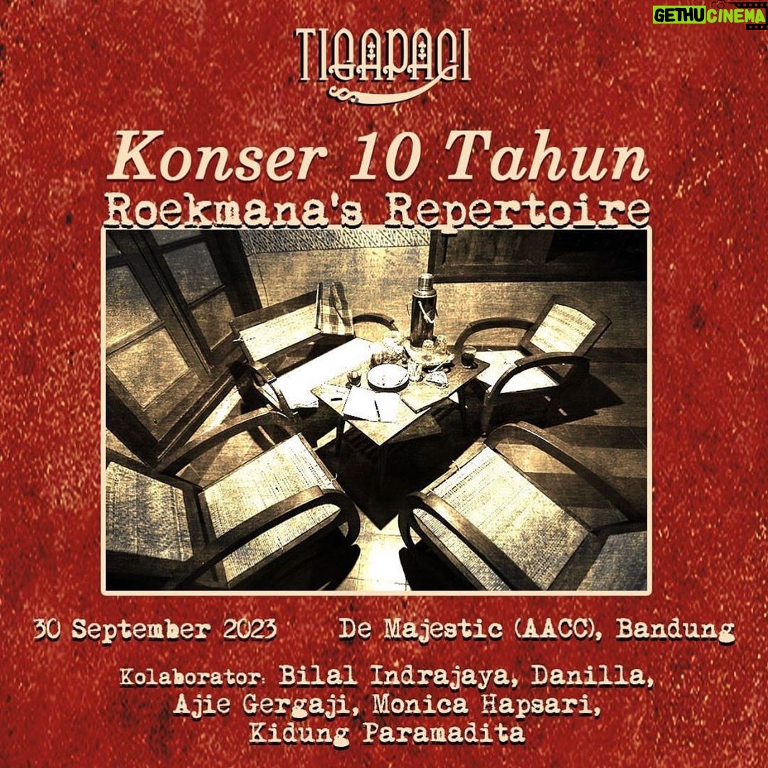 Danilla Riyadi Instagram - Hari Sabtu nanti akan ikut manggung dalam rangka merayakan ulang tahun ke-10 album Roekmana’s Repertoire @tigapagimusic, sampai jumpaaaa!❣️