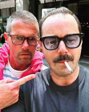 Danny Dyer Instagram - Just had a strong meet with the beautiful Nick Love…gonna get back on the horse with him.  A fucking powerful thing is coming….❤️