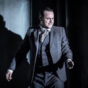 Danny Dyer Instagram - Preview 3 tonight.  What a fucking rush it is to be on stage and dabbling with a bit of Pinter.  Feel very blessed.  #pinter7.  #thedumbwaiter.