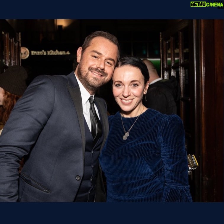 Danny Dyer Instagram - What a lovely night last night. Gorging on Pinter with the wife. Courtesy of @jamielloydco sorry I missed you @jessybarden well played. Strong look by the way. Fetching. Can’t wait to start on The Dumb Waiter and get right amongst it.