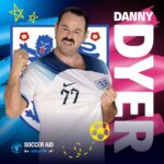 Danny Dyer Instagram - Danny Dyer will line up for England at Old Trafford 👊 🎟️ Tickets start from £20 for adults and £10 for children. Link in bio ⤴️ #SoccerAid || @officialdannydyer