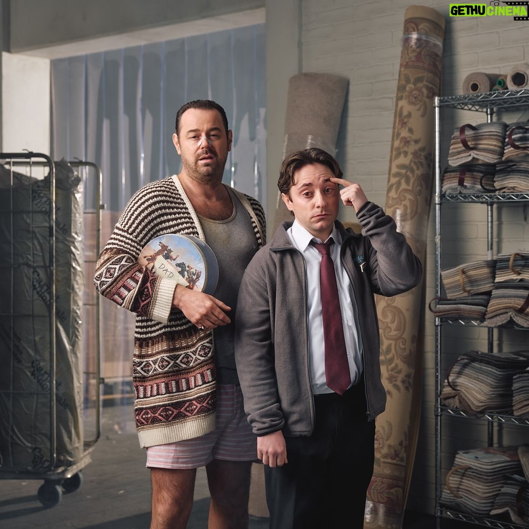 Danny Dyer Instagram - Broken families. Brotherhood. Carpet sales. Here’s your first look at Danny Dyer and Ryan Sampson as estranged brothers Lee and Glen in Sky Original comedy #MrBigstuff, coming to Sky this Spring.