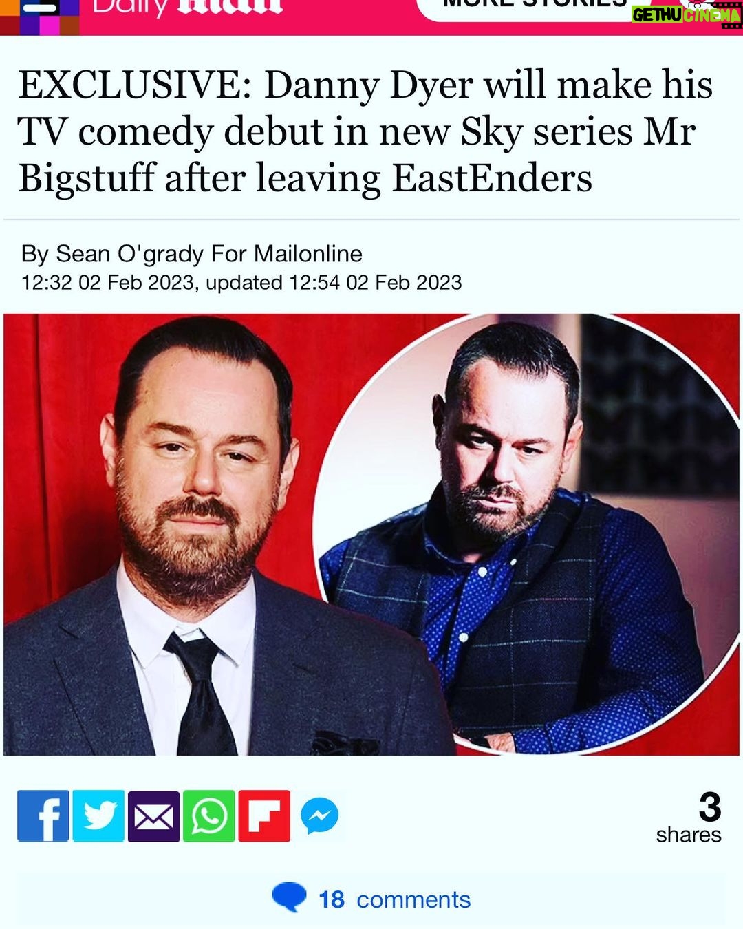 Danny Dyer Instagram - Can’t wait to get involved with this gig…for @skytv I won’t be looking at the Mail online comments though…that’s like looking into the arsehole of the devil…bring it on @mrryansampson it’s gonna be a beautiful wonderful sexy thing. #upnextonsky