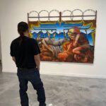 Danny Trejo Instagram - I had the pleasure to tour @ozziejuarez solo show OXI-DIOS @charliejamesgallery yesterday. Amazing work, make sure you check it out. Charlie James Gallery