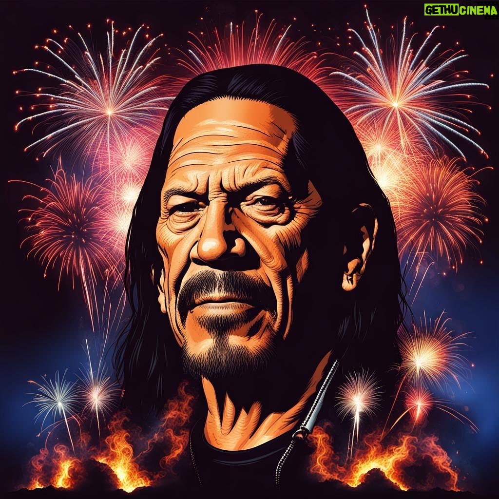 Danny Trejo Instagram - Happy #NewYear! Let’s go 2024!