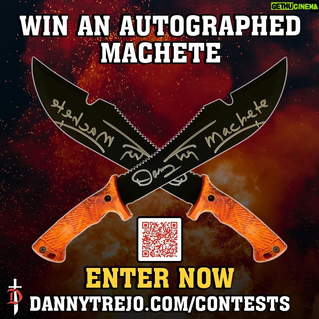 Danny Trejo Instagram - Start your New Year off by winning, only 4 Days left to enter both my contests! 3 Lucky Winners will win an Autographed Machete, and 5 Lucky Winners will win an Autographed Electric Mayhem Vinyl Record, all signed by me your Uncle Machete! There’s many ways to gain entries. Enter Now *Link in Bio* *Machete Giveaway Winners will be selected January 1st 2024 *Electric Mayhem Giveaway Winners will be selected January 3rd 2024 #dannytrejo #machete #giveaway #holidays #electricmayhem This is in no way sponsored, administered, or associated with Meta Inc. By entering, entrants confirm they are 18+ years of age, release Instagram of responsibility, and agree to Instagram’s term of use.