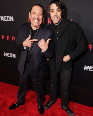 Danny Trejo Instagram - Last night at the premiere of @ferrarithemovie directed by my good friend @michaelmannofficial! You all gotta go see this one, hitting theaters Christmas Day! #FerrariMovie