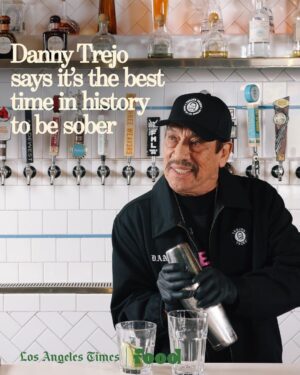 Danny Trejo Instagram - Repost from @latimesfood
•
At 79, famed actor and notorious tough guy Danny Trejo has reached 55 years of sobriety. And his cookbook, “Trejo’s Cantina: Cocktails, Snacks & Amazing Non-Alcoholic Drinks from the Heart of Hollywood,” marks a decades-long journey of recovery that now dovetails with an accelerating no-alcohol trend, Trejo’s growing restaurant empire, the launch of his zero-proof tequila and a personal mission to give back.

Read more from @heatheraplatt at the link in our bio.

📸: @dania_maxwell
