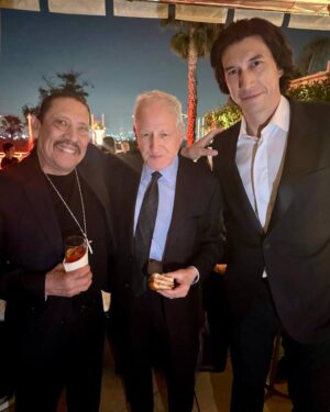 Danny Trejo Instagram - Last night at the premiere of @ferrarithemovie directed by my good friend @michaelmannofficial! You all gotta go see this one, hitting theaters Christmas Day! #FerrariMovie
