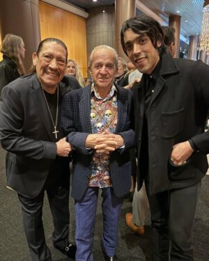 Danny Trejo Instagram - Last night at the premiere of @ferrarithemovie directed by my good friend @michaelmannofficial! You all gotta go see this one, hitting theaters Christmas Day! #FerrariMovie