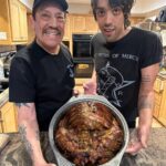 Danny Trejo Instagram – I hope everybody’s thanksgiving is as happy as mine! @gilberttrejo38 with another amazing turkey 🦃