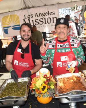 Danny Trejo Instagram - Such an honor to help serve a Thanksgiving dinner to those in need with the @thelamission. Life is all about giving back to others. I hope you all had a great #Thanksgiving, god bless!