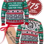 Danny Trejo Instagram – 🌮🎄Tis the season to eat tacos! 🌮🎄

Spice up your holiday style with the Trejos Tacos Ugly Christmas Sweater featuring the iconic Danny Trejo! Embrace the festive spirit with a dash of taco flair, guaranteed to make your celebrations merry and bold. 🌮🎄

Available now in our IG store or via the link in our bio!

#trejostacos #trejosdonuts #trejoscoffeeanddonuts #trejoscantina #trejoscerveza #dannytrejo #tacos #margaritas #frozenmargaritas #tequila #happyhour #burritos #quesadilla #tostadas #uglychristmassweater #christmas #xmas Trejo’s Tacos