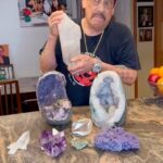 Danny Trejo Instagram - Check the geodes! @avantmining in Little Rock, AR! #geodes #quartz #mining