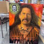 Danny Trejo Instagram – Thank you @chriswtutty for stopping by the cantina to drop off this amazing artwork, I love it! #Machete
Check out all his work at my *Link in Bio*