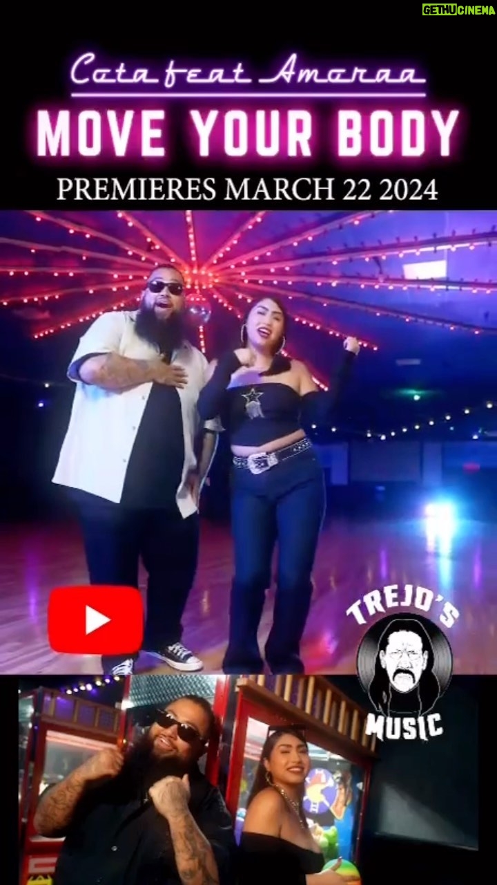 Danny Trejo Instagram - @Cota_the_barber_ “Move Your Body” ft. @amoraajofficial music video is dropping March 22! #TrejosMusic Written by: @Cota_the_barber_ @officialcarlosguillen @jayrocket29 Produced by: @officialcarlosguillen Video Shot by: @concretelive Big Thanks to: @onelegacyinspires #moveyourbody #chicanosoul #souldies