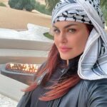 Dareen Haddad Instagram - UAE desert 🔥🪵🦌 @telalresortalain #desertsafari #uae #alaindesert #gazzal #goodvibes #adventure #dubai #dubailife #dubaidesert #desertstyle #freindsforever #dxbdesert #safaridubai #redhair #vacation #relax #thesimplelife Telal Resort Al Ain