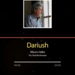 Dariush Eghbali Instagram - آلبوم معشوق همینجاست ۲ آهنگ و تنظیم: فرزین فرهادی غزل از حافظ رسید مژده که ایام غم نخواهد ماند چنان نماند چنین نیز هم نخواهد ماند من ار چه در نظر یار خاکسار شدم رقیب نیز چنین محترم نخواهد ماند چو پرده دار به شمشیر می‌زند همه را کسی مقیم حریم حرم نخواهد ماند توانگرا دل درویش خود به دست آور که مخزن زر و گنج درم نخواهد ماند غنیمتی شمر ای شمع وصل پروانه که این معامله تا صبح دم نخواهد ماند سرود مجلس جمشید گفته‌اند این بود که جام باده بیاور که جم نخواهد ماند چه جای شکر و شکایت ز نقش نیک و بد است چو بر صحیفه هستی رقم نخواهد ماند ز مهربانی جانان طمع مبر حافظ که نقش جور و نشان ستم نخواهد ماند نخواهد ماند نخواهد ماند https://soundcloud.com/dariusheghbali