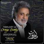 Dariush Eghbali Instagram - Dariush: Live in Orange County | Saturday February 22 | Segerstrom Hall | Select your seats at www.scfta.org or call (714) 556-2787 Segerstrom Center for the Arts