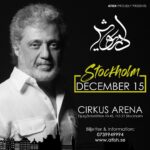 Dariush Eghbali Instagram - Dariush: Live in Stockholm / Sunday Dec 15 / Cirkus Arena / Tickets: www.atish.se / Information: 0739949994
