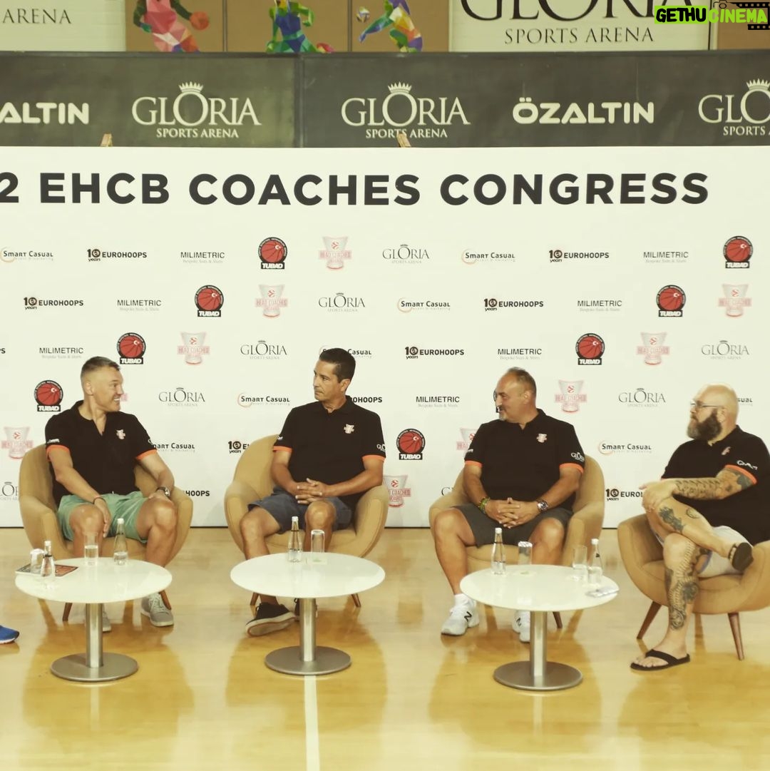 Darko Peric Instagram - It was an amazing week in Turkey at #euroleagueheadcoachescongress with living legends of my favorite game ! I've met old friends, made new friends and learned interesting things about basketball from some of the best coaches in the world! Thanks #ehcb and specially my friend Goran Šašić for invitation, I'll be there next year for sure brate!!! And thanks to amazing crew from @gloriahotels and @gloriasportsarena for having us there!!! Teşekkürler!!! 🏀🏀🏀 #zeljkoobradovic #xavipasqual #sarasjasikevicius #zvezdanmitrovic #sasaobradovic #giannissferopoulos #georgiosbartzokas #selçukernak #dimitrisitoudis #ahmetçakı Antalya, Turkey