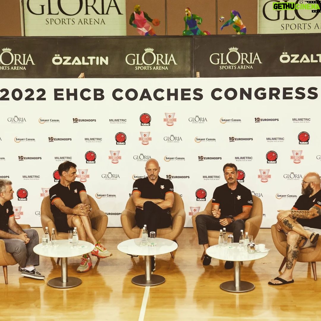 Darko Peric Instagram - It was an amazing week in Turkey at #euroleagueheadcoachescongress with living legends of my favorite game ! I've met old friends, made new friends and learned interesting things about basketball from some of the best coaches in the world! Thanks #ehcb and specially my friend Goran Šašić for invitation, I'll be there next year for sure brate!!! And thanks to amazing crew from @gloriahotels and @gloriasportsarena for having us there!!! Teşekkürler!!! 🏀🏀🏀 #zeljkoobradovic #xavipasqual #sarasjasikevicius #zvezdanmitrovic #sasaobradovic #giannissferopoulos #georgiosbartzokas #selçukernak #dimitrisitoudis #ahmetçakı Antalya, Turkey