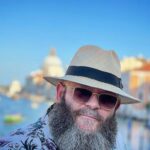 Darko Peric Instagram - That's how my friend @davide___lombardi see me in Venice! #pma #venicefilmfestival #puravida Venice Film Festival