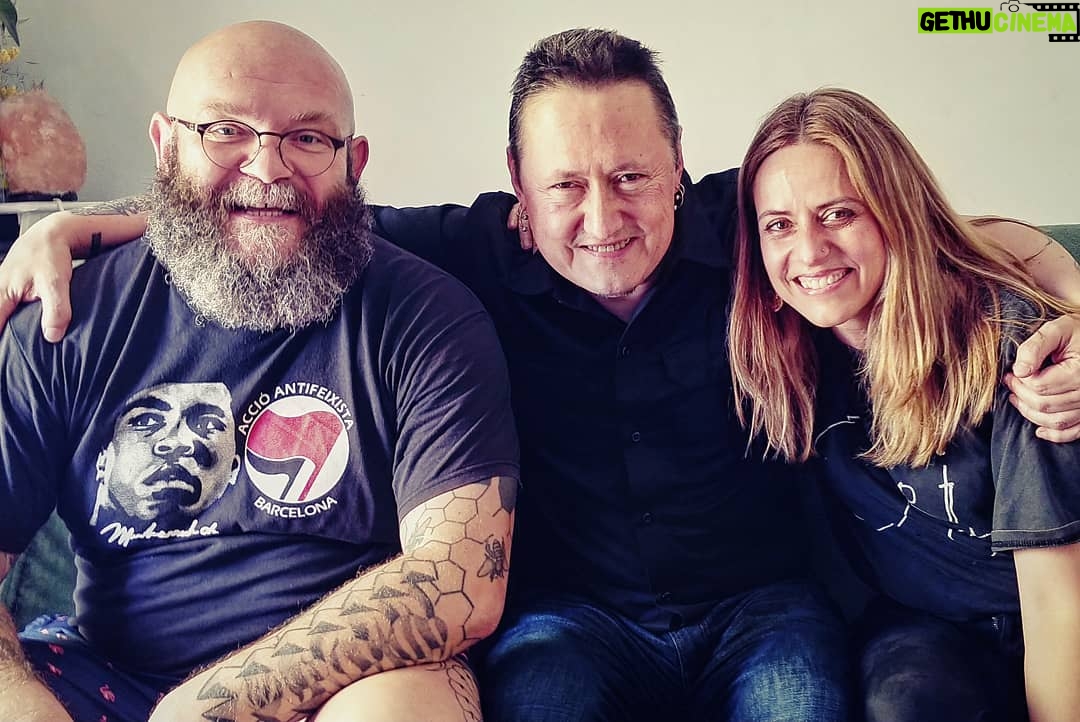 Darko Peric Instagram - Basque-Balkan connection! Con mi familia vasca preparando cosas bonitas! @blackisbeltza.2.ainhoa Get ready world! If you don't stand up for something, you'll fall for anything!!! #pma #blackisbeltza
