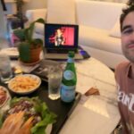 Darren Criss Instagram - Broadway. Champagne. Chocolate. Liza… In cushy bathrobes. What a dreamy way to pre-game, watch, and celebrate the Tony Awards until coming home at 5:30am. Thank you, @timessquareedition❕ The Times Square EDITION