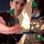 Darren Criss Instagram – so merry crissmas and a happy new reel 
and link in bio cuz I’m not a psycho