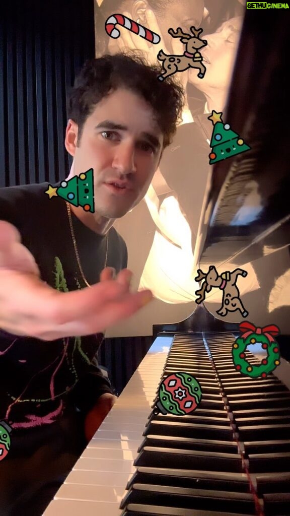 Darren Criss Instagram - so merry crissmas and a happy new reel and link in bio cuz I’m not a psycho