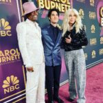 Darren Criss Instagram - Happy 90th bday, Carol! Paying tribute to your extraordinary career for tonight’s TV special alongside so many incredible people was an honor and inspiration, as well as one of the coolest things I’ve ever been able to take part in. You are, indisputably, G.O.A.T. status! Meanwhile, I did my damnedest to maintain the integrity of Sondheim’s original scansion and rhyme scheme for “Side By Side…” in a little duet number I rewrote for Carol entitled “Burnett’s Duets” that I got to perform with the great @suttonlenore . … Like I said- one of the COOLEST things. Check it out tonight, Wednesday 8/7c on NBC and streaming on Peacock! #carolburnett90 #carolburnett90yearsoflaughterlove