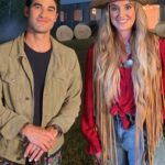 Darren Criss Instagram - Now we’re in the mood to get drunk on Christmas! 🍾 😜🎄#CMTCampfireSessions @darrencriss @laineywilsonmusic