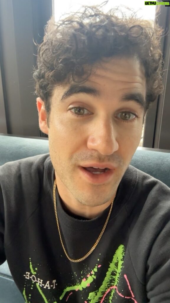 Darren Criss Instagram - spontaneous reel 1