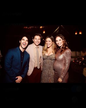Darren Criss Instagram - a very happy birthday to my longtime drinking buddy and sometime good friend @therealleech . wives & babies galore… so much to celebrate. 🍻🤘😎 🇮🇪