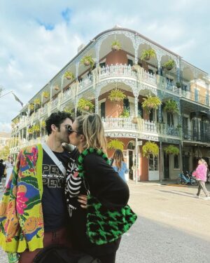 Darren Criss Instagram - sexy 🥦 + beautiful ⚜️ + cute 🍜 + friendly 🐊 + Audrey (x2) 🪴💋 = t’was a very Happy Halloween indeed 🎃
