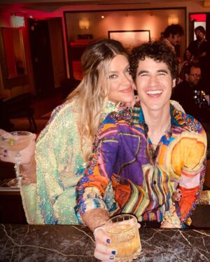 Darren Criss Instagram - Me and Mama Mia’s night out. 

Tony’s day was a blurry marathon. Early morning dress rehearsal, then @buffalobway matinee then @TonyAwards… then after party from which I watched the sun come up. Feel like I’m only just now waking up from the fever dream.
