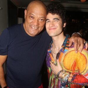 Darren Criss Instagram - My acceptance speech for winning a kickass night out on Broadway: Thanks to @juleshough for being my literal dance partner, to The House of Suntory (@suntory_rokugin, @@suntoryhakuvodka, @suntorytoki ) for indulging my affinity for 日本の booze and @armaninollp for helping us host #theafterafter at @pebblebarnyc. And thank you to @bruglikas / @broadwaybruce_ for takin’ the shots shots shots. And scene! 🎭