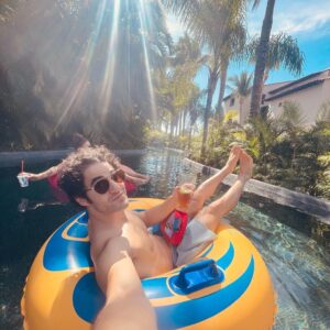 Darren Criss Instagram - #TBT to our magical lil 🐣🌙 at #FSPuntaMita. Muchas gracias to the folks at @fspuntamita for such a lovely time. ¡Salud!